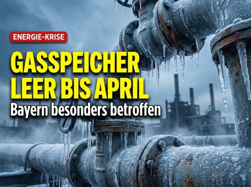 Gasspeicher vor dem Kollaps: Deutschland droht im Frühjahr die kalte Dusche