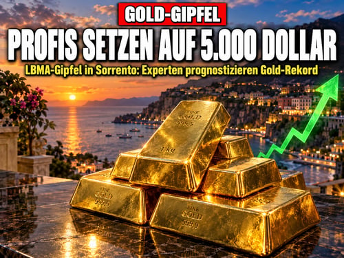 Gold-Gipfel in Sorrento: Profis setzen auf 5.000 Dollar und mehr