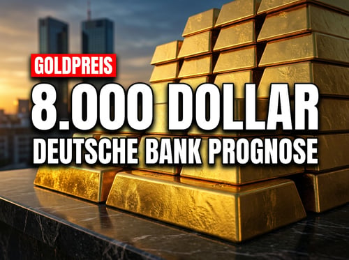 Gold vor der großen Neubewertung: Deutsche Bank wagt 8.000-Dollar-Prognose