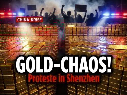 Goldfieber in China eskaliert: Proteste und Handelsaussetzungen erschüttern den Markt
