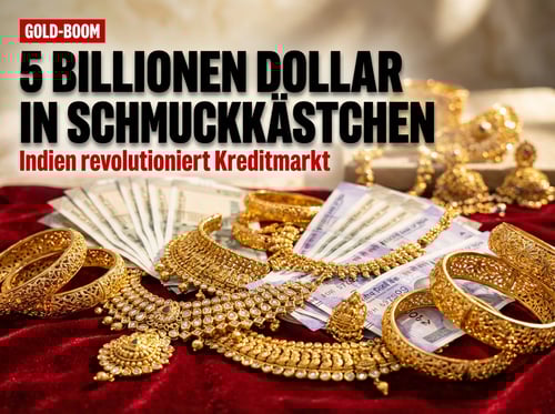 Goldkredite boomen in Indien: Wie 5 Billionen Dollar in Schmuckkästchen die Kreditlandschaft revolutionieren