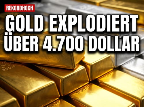 Goldpreis durchbricht 4.700-Dollar-Marke: Flucht in den sicheren Hafen erreicht historische Dimensionen