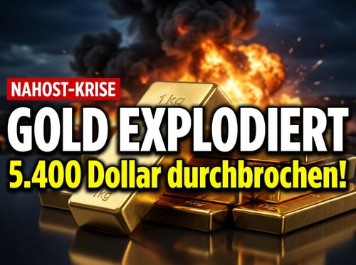 Goldpreis explodiert: Nahostkrieg treibt Anleger in den sicheren Hafen