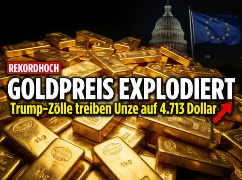 Goldpreis explodiert: Trump-Zölle treiben Edelmetalle auf historische Höchststände