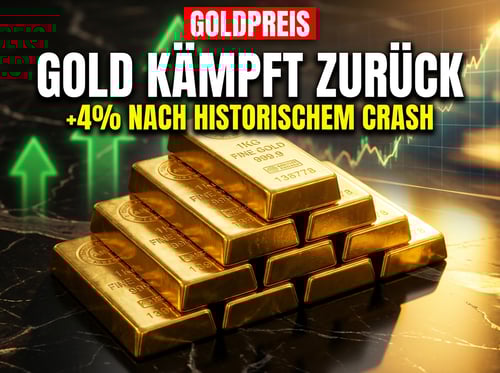 Goldpreis kämpft sich zurück: Nach historischem Absturz kehrt die Zuversicht an die Märkte zurück
