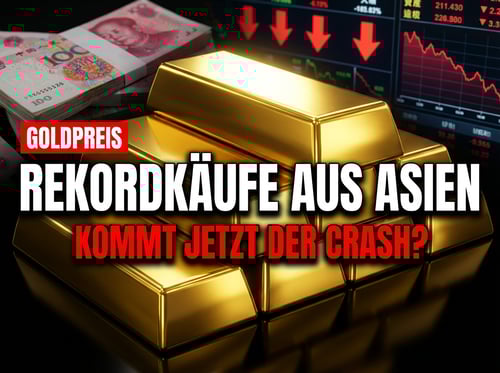 Goldpreis unter Druck: Asiatische Rekordkäufe als Vorbote einer Korrektur?