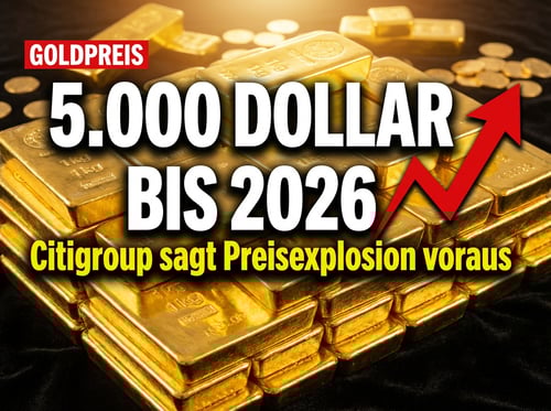 Goldpreis vor historischem Sprung: Citigroup sieht 5.000 Dollar bis März 2026
