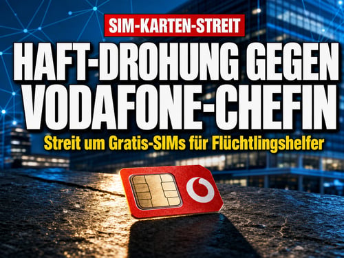 Gratis-SIMs für Migranten: Reform UK droht Vodafone-Chefin mit Knast