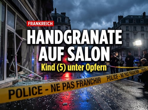 Grenoble: Handgranaten-Anschlag auf Schönheitssalon verletzt sechs Menschen – darunter ein fünfjähriges Kind