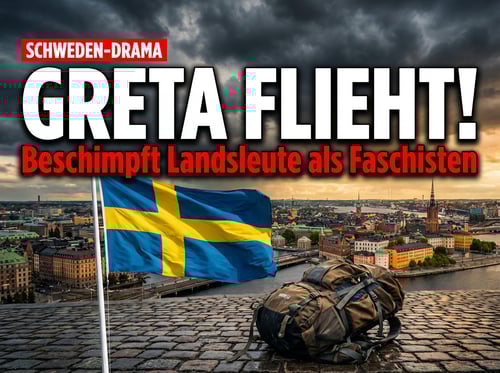 Greta Thunberg flieht aus Schweden – und beschimpft ihre Landsleute als Faschisten