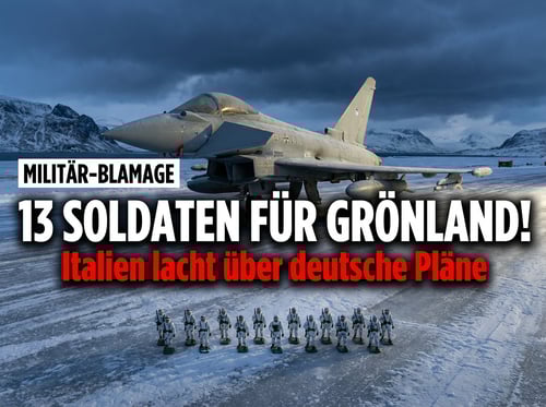 Grönland-Abenteuer der Bundeswehr: Italien verspottet deutsche Militärpläne als "Anfang eines Witzes"