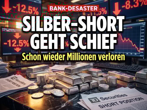Großbank wagt erneuten Angriff auf Silber – und riskiert Millionenverluste