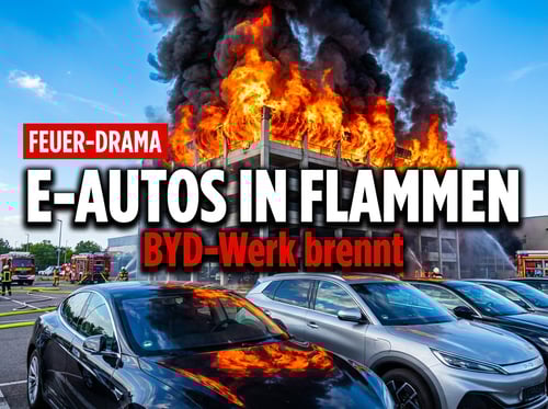 Großbrand bei BYD: Wenn Elektroautos in Flammen aufgehen