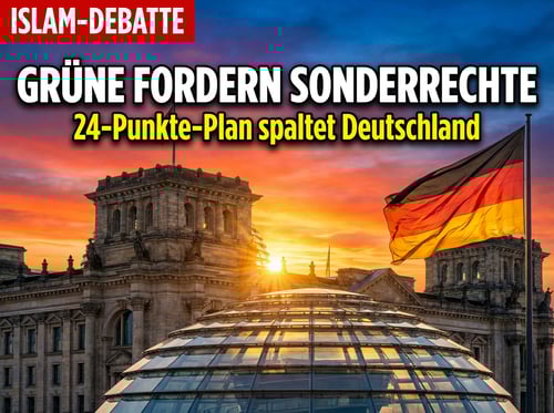 Grüne fordern Sonderrechte für Muslime: Ein Maßnahmenpaket, das Deutschland spaltet