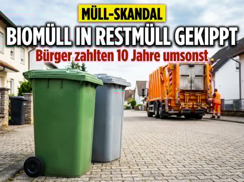 Grüne Vorzeigestadt Tübingen: Biomüll landete jahrelang im Restmüll – Bürger zahlten trotzdem brav für die Trennung
