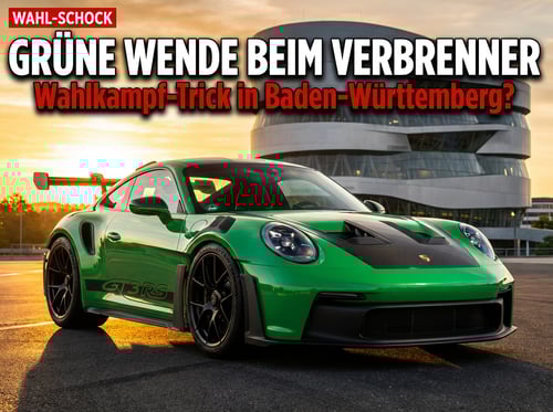 Grüner Etikettenschwindel: Özdemirs Partei entdeckt kurz vor der Wahl plötzlich ihre Liebe zum Verbrenner