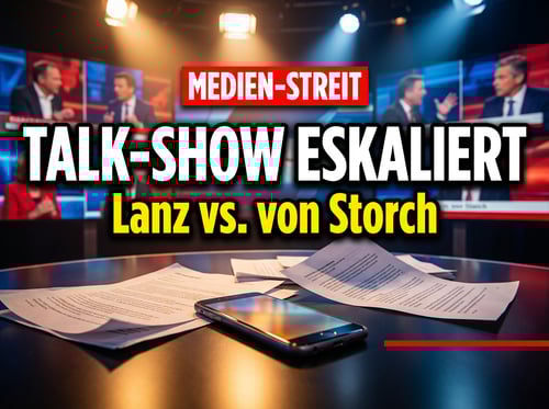 Günther-Debatte eskaliert: Lanz und von Storch liefern sich heftigen Schlagabtausch über Pressefreiheit
