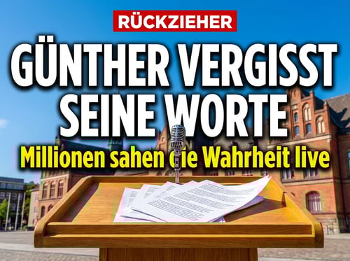 Günthers Rückzieher: Wenn Politiker plötzlich ihre eigenen Worte nicht mehr kennen wollen
