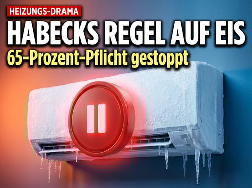 Habecks Heizungs-Hammer auf Eis: Die 65-Prozent-Regel kippt – vorerst