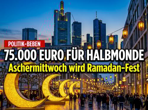 Halbmonde über Frankfurt: Wenn der Aschermittwoch zum Ramadan-Fest wird