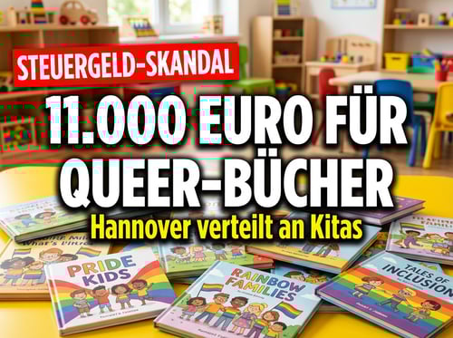 Hannover verpulvert Steuergelder für „queere Bücherkisten" in Kindergärten