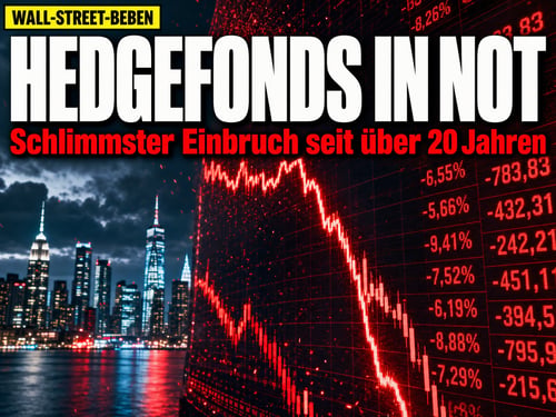 Hedgefonds-Beben: Schlimmster Einbruch seit über 20 Jahren!
