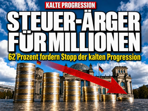 Heimliche Steuererhöhung: Bürger fordern Stopp der kalten Progression