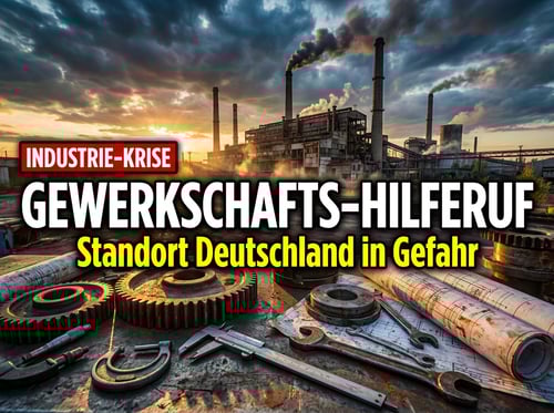 Hilferuf der IG Metall: Wenn die Gewerkschaft den Standort retten will, den die Politik ruiniert hat