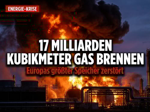 Inferno in der Westukraine: Europas größter Erdgasspeicher brennt unkontrolliert