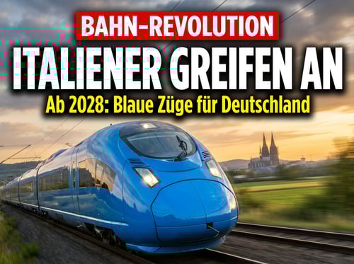 Italienische Konkurrenz für die Deutsche Bahn: Italo greift ab 2028 mit blauen Zügen an