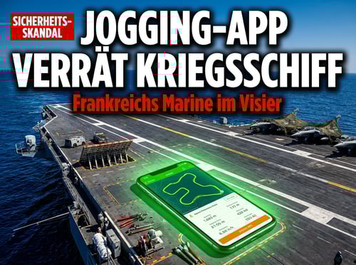 Jogging-App verrät Frankreichs Flugzeugträger: Wenn digitale Naivität zur Gefahr für die nationale Sicherheit wird