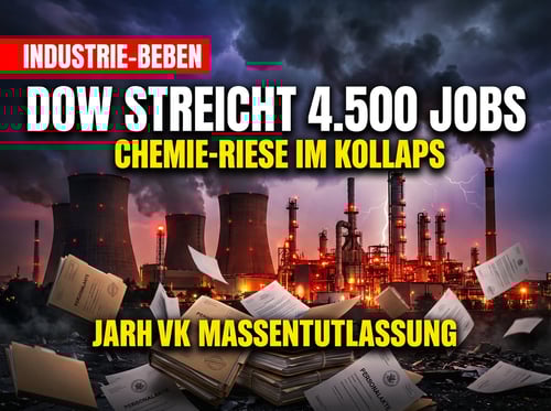 Kahlschlag bei Dow: US-Chemieriese streicht Tausende Stellen – ein Menetekel für die Industrie