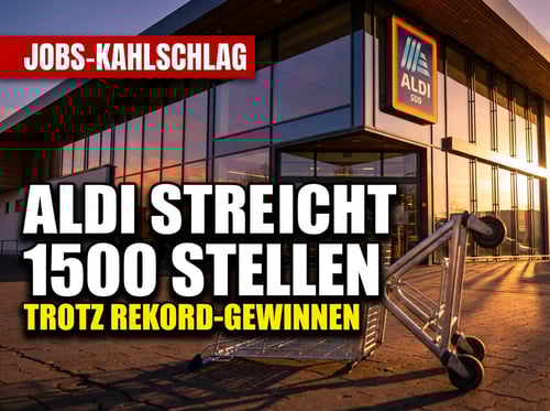 Kahlschlag beim Discounter: Aldi Süd streicht über 1000 Arbeitsplätze – trotz dicker Gewinne