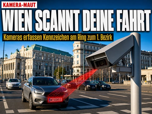 Kamera-Maut für Wien: Wer in die City fährt, wird künftig gescannt