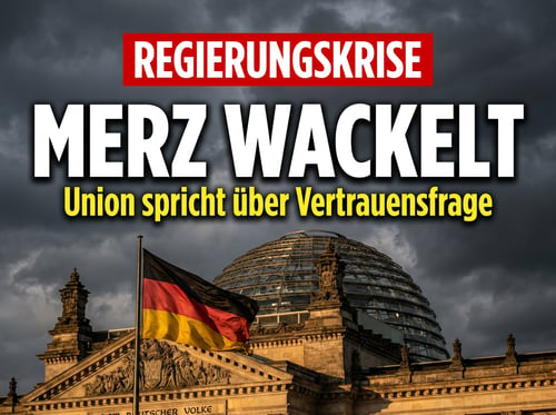Kanzlerdämmerung im Kanzleramt: In der Union kursiert bereits das Wort Vertrauensfrage
