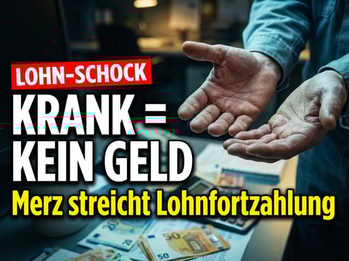 Karenztag und gekürzte Lohnfortzahlung: Merz-Regierung plant den Griff in die Taschen der Arbeitnehmer