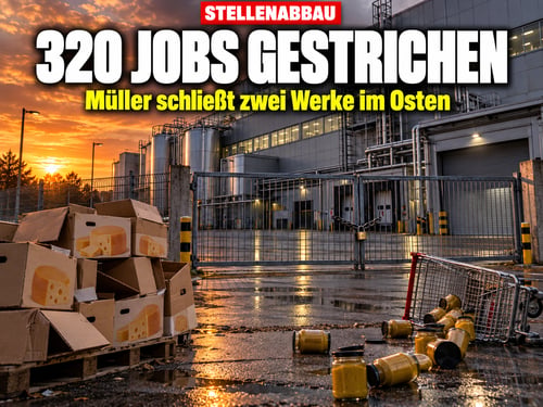 Käse-Aus und Saucen-Stopp: Müller streicht 320 Jobs im Osten!