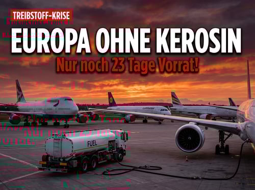 Kerosin-Krise: Europa droht der Treibstoff-Kollaps – und die Politik schaut zu
