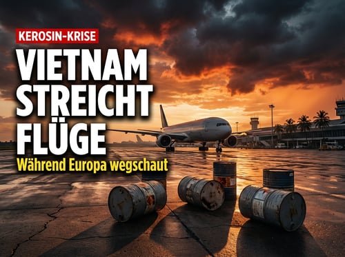 Kerosin-Krise in Asien: Vietnam streicht Dutzende Flüge – und Europa schaut tatenlos zu