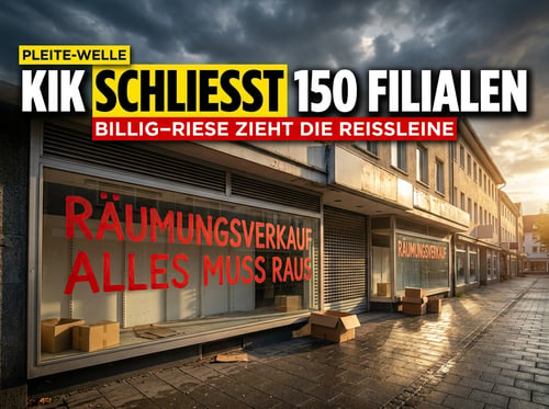 Kik kappt 150 Filialen: Wenn selbst der Billig-Riese die Reißleine zieht