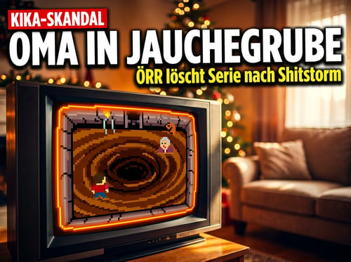 KiKa-Skandal: Wenn die deutsche Oma im öffentlich-rechtlichen Kinderfernsehen in der Jauchegrube versinkt