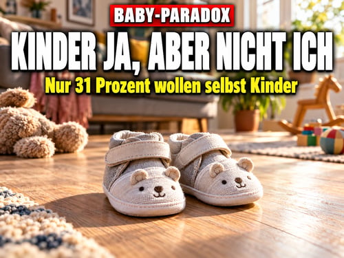 Kinder ja, aber bitte nicht bei mir: Deutschlands Baby-Paradox!
