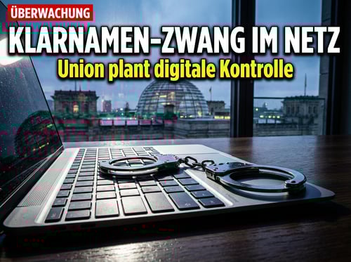 Klarnamenpflicht im Netz: Wie die Union einen Einzelfall zum Vorwand für den digitalen Überwachungsstaat nutzt
