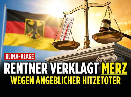 Klima-Justizposse: Rentner verklagt Kanzler Merz wegen angeblicher „Hitzetoter“