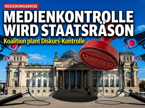 Koalitionsausschuss erklärt Medienkontrolle zur Staatsräson: Der schleichende Weg in den Kontrollstaat