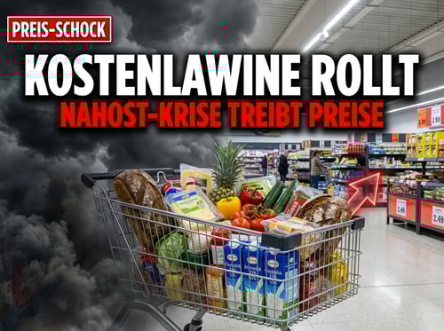 Kostenlawine im Supermarkt: Nahost-Eskalation bedroht deutsche Lebensmittelpreise