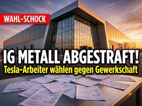 Krachende Niederlage: Tesla-Belegschaft erteilt der IG Metall eine schallende Abfuhr