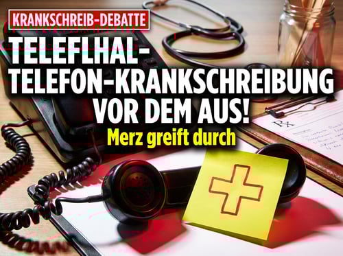 Krankenstand außer Kontrolle: Merz und Warken nehmen telefonische Krankschreibung ins Visier