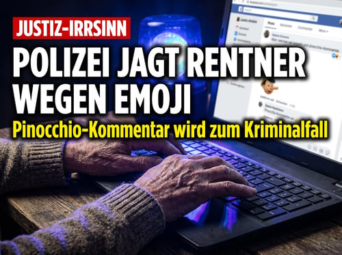 Kriminalpolizei jagt Rentner wegen „Pinocchio"-Kommentar – während Deutschland in Kriminalität versinkt