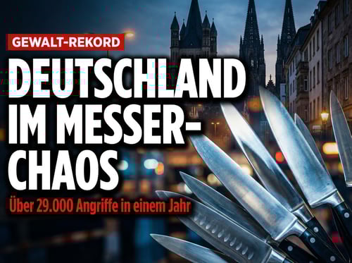 Kriminalstatistik 2025: Deutschland versinkt in Gewalt – Messerdelikte auf historischem Höchststand